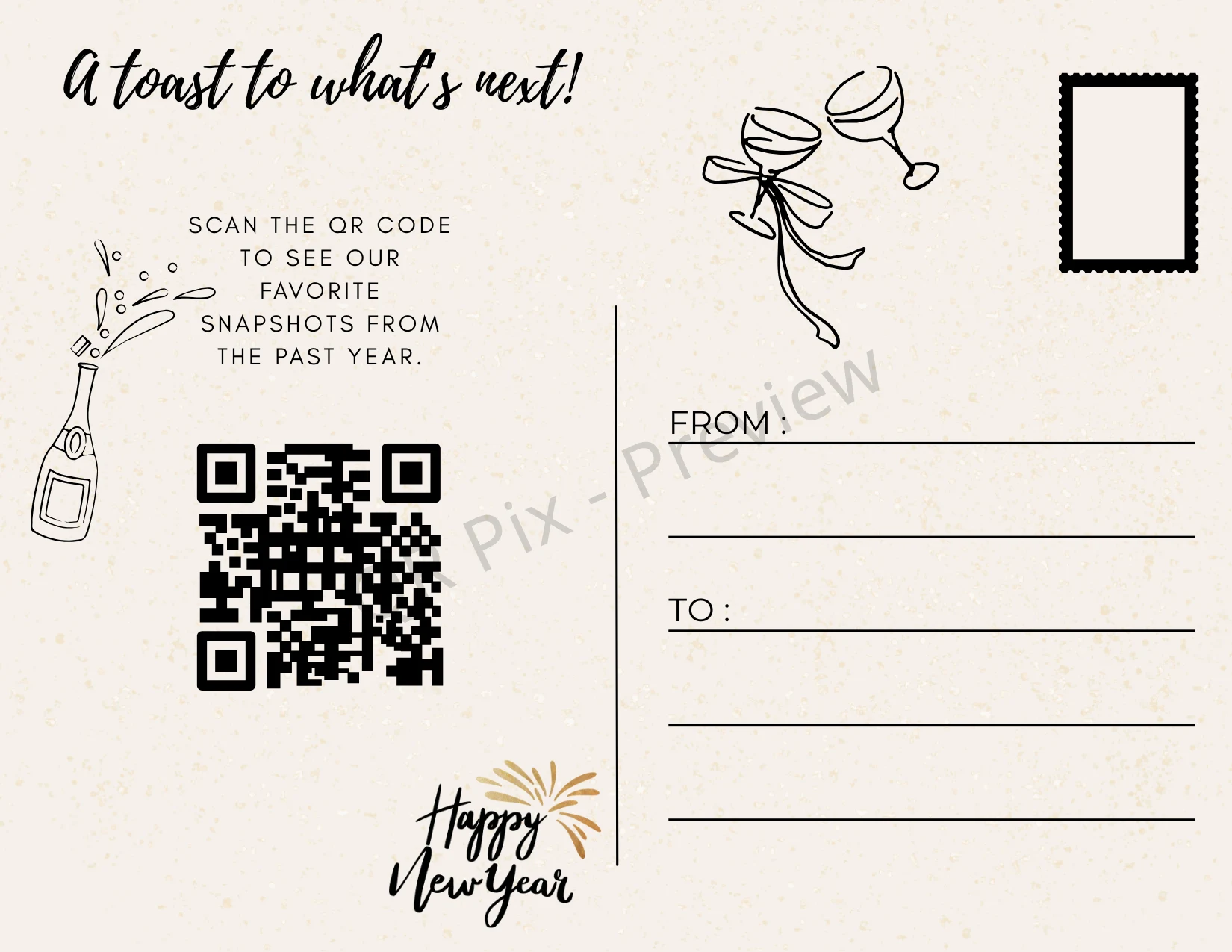 Cheers to the New Year — back