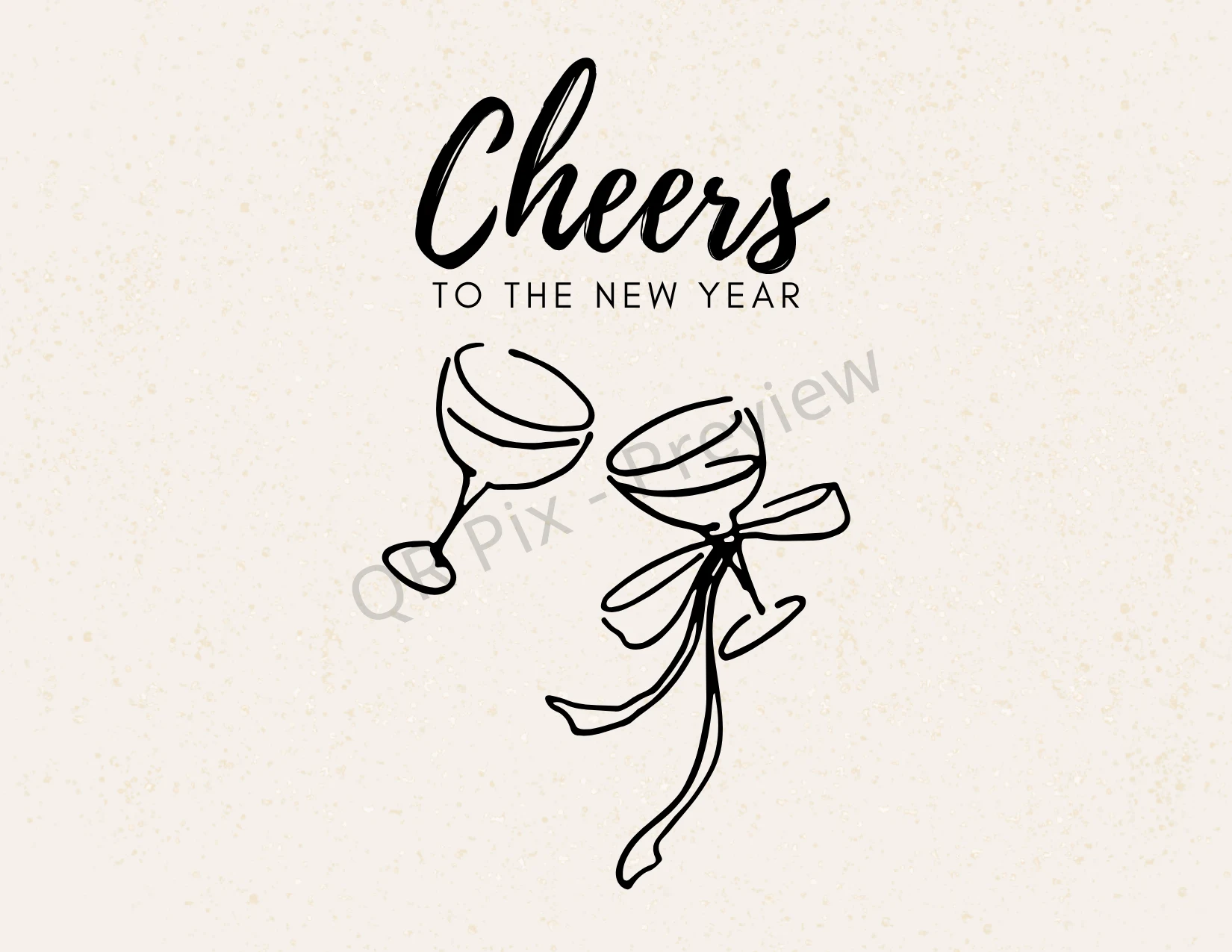 Cheers to the New Year — front